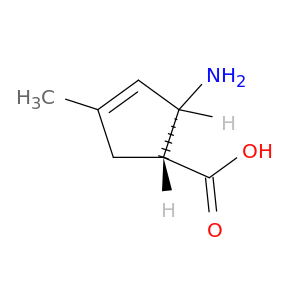 3-Cyclopentene-1-carboxylicacid, 2-amino-4-methyl-, cis- (9CI)