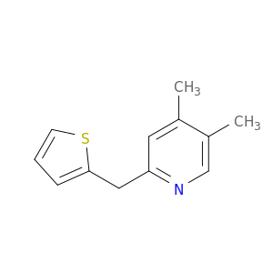 Pyridine, 4,5-dimethyl-2-(2-thienylmethyl)-