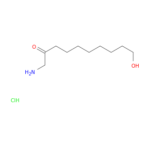 2-Decanone, 1-amino-10-hydroxy-, hydrochloride