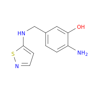 Phenol, 2-amino-5-[(5-isothiazolylamino)methyl]-
