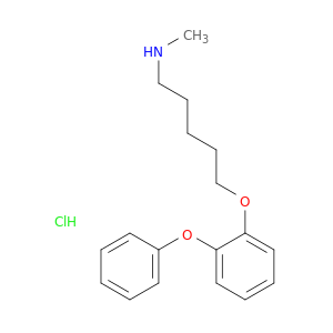 1-Pentanamine, N-methyl-5-(2-phenoxyphenoxy)-, hydrochloride