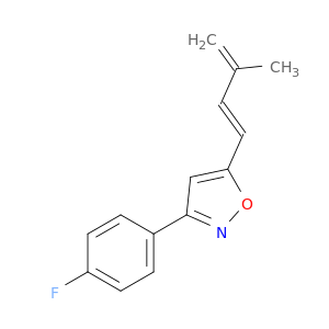Isoxazole, 3-(4-fluorophenyl)-5-[(1E)-3-methyl-1,3-butadienyl]-