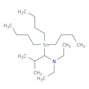 1-Propanamine, N,N-diethyl-2-methyl-1-(tributylstannyl)-