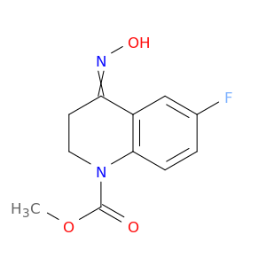 6-FLUORO-3,4-DIHYDRO-4-(HYDROXYIMINO)-1(2H)-QUINOLINECARBOXYLIC ACID METHYL ESTER