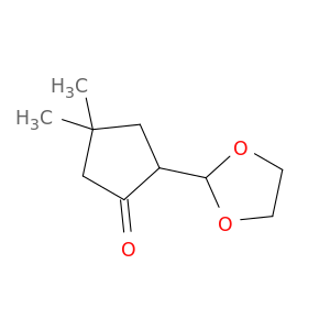 Cyclopentanone, 2-(1,3-dioxolan-2-yl)-4,4-dimethyl-