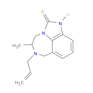 IMIDAZO[4,5,1-JK][1,4]BENZODIAZEPINE-2(1H)-THIONE, 4,5,6,7-TETRAHYDRO-5-METHYL-6-(2-PROPENYL)-
