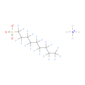 1-壬磺酸,1,1,2,2,3,3,4,5,5,6,6,6,7,7,8,8,9,9,9,9-非碳氟氢,铵盐(1：1)