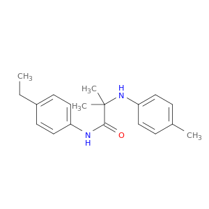 Propanamide, N-(4-ethylphenyl)-2-methyl-2-[(4-methylphenyl)amino]-