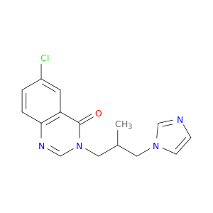 4(3H)-Quinazolinone, 6-chloro-3-[3-(1H-imidazol-1-yl)-2-methylpropyl]-