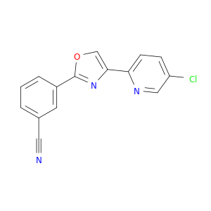 Benzonitrile, 3-[4-(5-chloro-2-pyridinyl)-2-oxazolyl]-