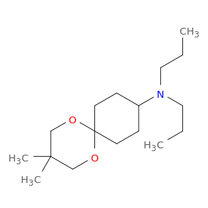 1,5-Dioxaspiro[5.5]undecan-9-amine, 3,3-dimethyl-N,N-dipropyl-