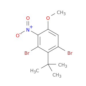 Benzene, 1,3-dibromo-2-(1,1-dimethylethyl)-5-methoxy-4-nitro-