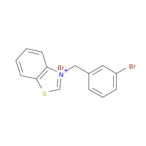 Benzothiazolium, 3-[(3-bromophenyl)methyl]-, bromide