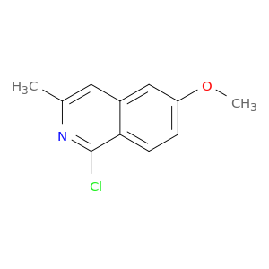 Isoquinoline, 1-chloro-6-methoxy-3-methyl-