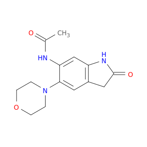 Acetamide, N-[2,3-dihydro-5-(4-morpholinyl)-2-oxo-1H-indol-6-yl]-