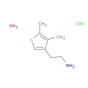 [2-(4,5-dimethyl-3-thienyl)ethyl]amine hydrochloride hydrate