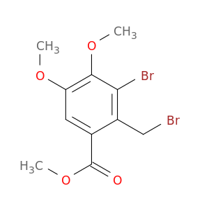 3-溴-2-(溴甲基)-4,5-二甲氧基苯甲酸甲酯