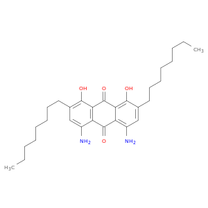 9,10-Anthracenedione, 4,5-diamino-1,8-dihydroxy-2,7-dioctyl-
