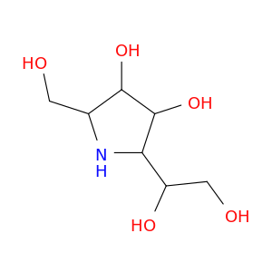 3,4-Pyrrolidinediol, 2-(1,2-dihydroxyethyl)-5-(hydroxymethyl)-