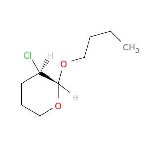 2H-Pyran, 2-butoxy-3-chlorotetrahydro-, trans-
