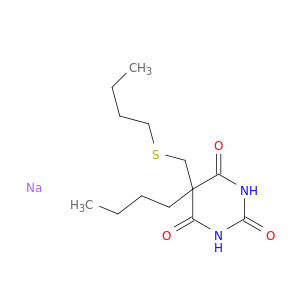 SODIUM 5-BUTYL-5-(BUTYLTHIOMETHYL)BARBITURATE