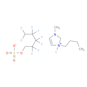 1H-Imidazolium, 1-butyl-3-methyl-, 2,2,3,3,4,4,5,5-octafluoropentylsulfate