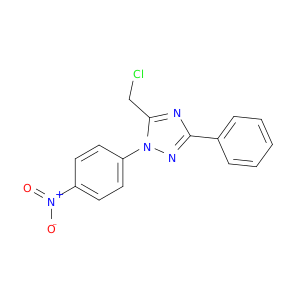 1H-1,2,4-Triazole, 5-(chloromethyl)-1-(4-nitrophenyl)-3-phenyl-