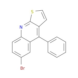 Thieno[2,3-b]quinoline, 6-bromo-4-phenyl-