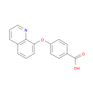 Benzoic acid, 4-(8-quinolinyloxy)-