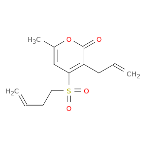 2H-Pyran-2-one, 4-(3-buten-1-ylsulfonyl)-6-methyl-3-(2-propen-1-yl)-