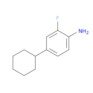 Benzenamine, 4-cyclohexyl-2-fluoro-
