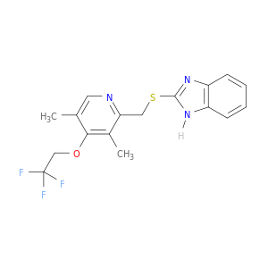 1H-Benzimidazole,2-[[[3,5-dimethyl-4-(2,2,2-trifluoroethoxy)-2-pyridinyl]methyl]thio]-