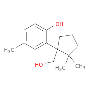 Phenol, 2-[1-(hydroxymethyl)-2,2-dimethylcyclopentyl]-4-methyl-