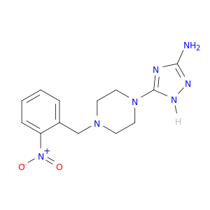 1H-1,2,4-Triazol-3-amine, 5-[4-[(2-nitrophenyl)methyl]-1-piperazinyl]-