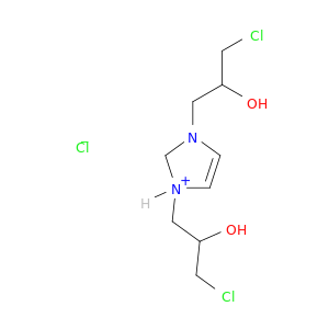 1H-Imidazolium, 1,3-bis(3-chloro-2-hydroxypropyl)-, chloride