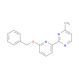 Pyrimidine, 4-methyl-2-[6-(phenylmethoxy)-2-pyridinyl]-