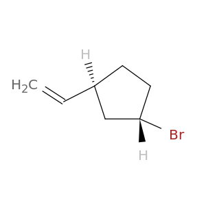 CYCLOPENTANE, 1-BROMO-3-ETHENYL-, TRANS-