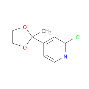 Pyridine, 2-chloro-4-(2-methyl-1,3-dioxolan-2-yl)-