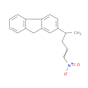 9H-Fluorene, 2-(1-methyl-4-nitro-3-buten-1-yl)-