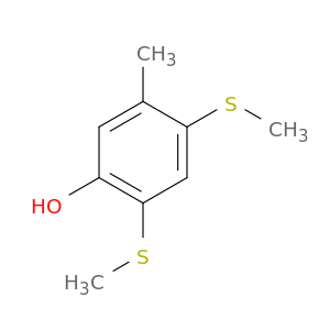Phenol, 5-methyl-2,4-bis(methylthio)-
