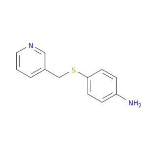 4-[(pyridin-3-ylmethyl)sulfanyl]aniline