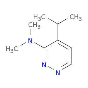 Pyridazine, 3-(dimethylamino)-4-isopropyl- (8CI)