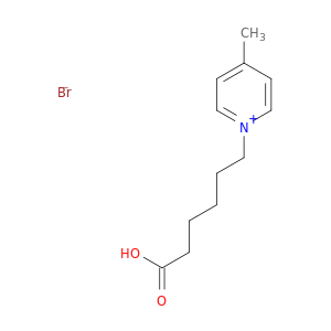 Pyridinium, 1-(5-carboxypentyl)-4-methyl-, bromide