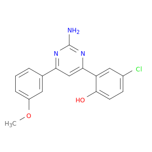 Phenol, 2-[2-amino-6-(3-methoxyphenyl)-4-pyrimidinyl]-4-chloro-