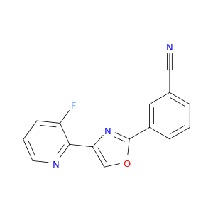 Benzonitrile, 3-[4-(3-fluoro-2-pyridinyl)-2-oxazolyl]-