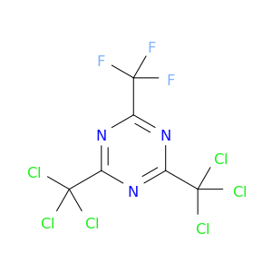 1,3,5-Triazine, 2,4-bis(trichloromethyl)-6-(trifluoromethyl)-