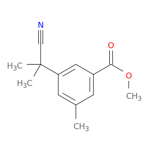 Benzoic acid, 3-(1-cyano-1-methylethyl)-5-methyl-, methyl ester