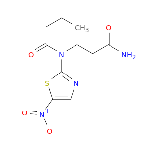 N-(2-CARBAMOYLETHYL)-N-(5-NITRO-1,3-THIAZOL-2-YL)BUTANAMIDE