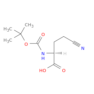 Butanoic acid, 4-cyano-2-[[(1,1-dimethylethoxy)carbonyl]amino]-, (2S)-