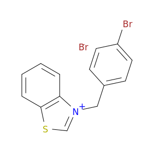 Benzothiazolium, 3-[(4-bromophenyl)methyl]-, bromide